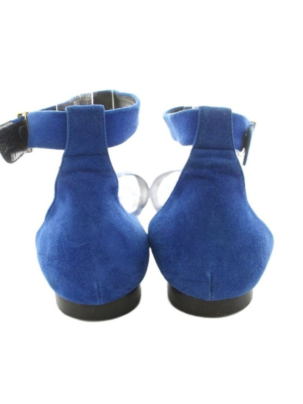 Celine Sandals Strap Suede 39 Blue KU - Picture 3 of 9